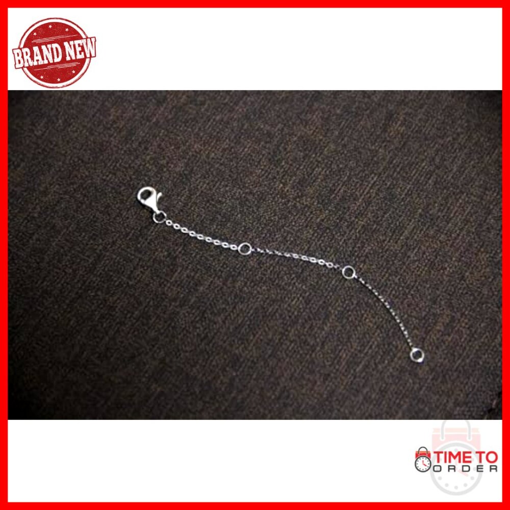 14k Solid Gold Adjustable Extension Chain Delicat… - image 4